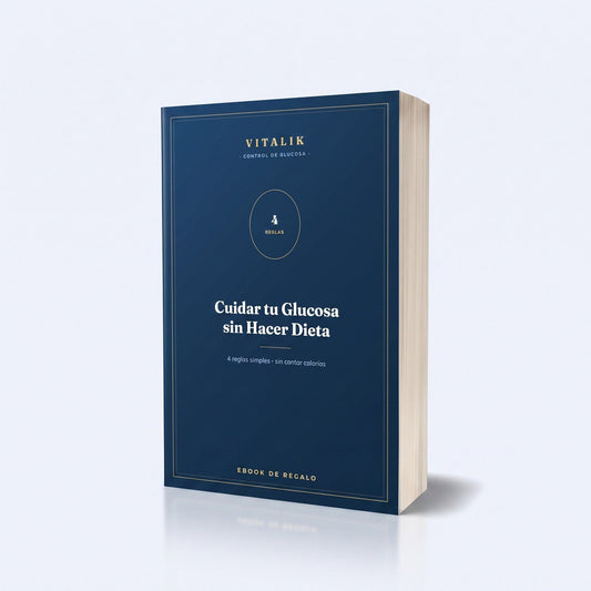 Guía para Cuidar tu Glucosa sin Hacer Dieta — ebook de regalo de Vitalik